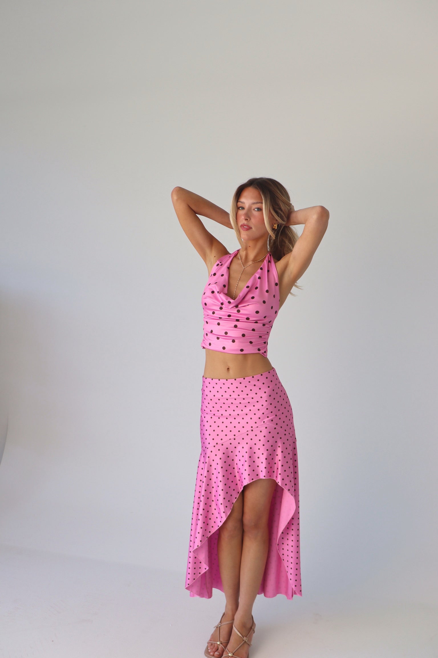 Melody Polka Dot Halter Top