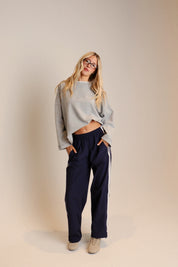 Blake Contrast Long Sleeve Top