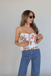 Monroe Floral Top