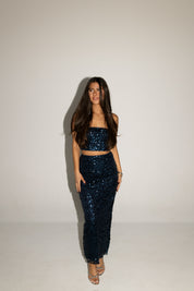 Shae Sequin Embellished Skirt Set