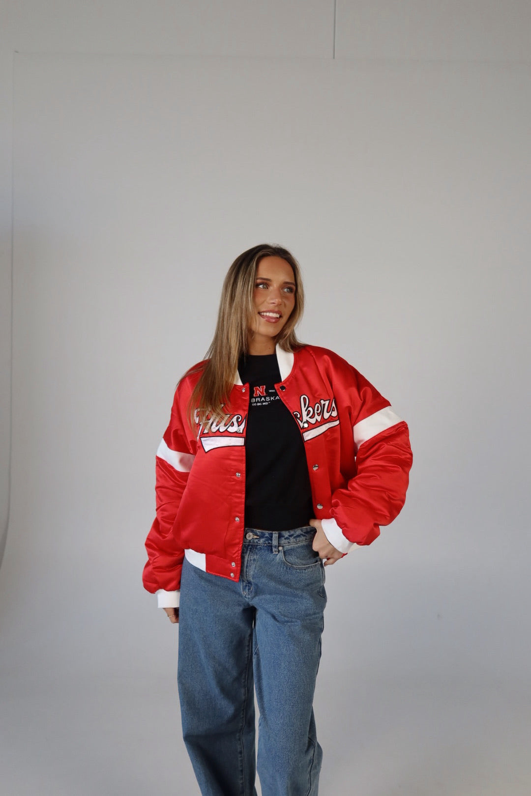 Huskers Varsity Bomber Jacket