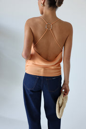 Sunset Glow Satin Cami
