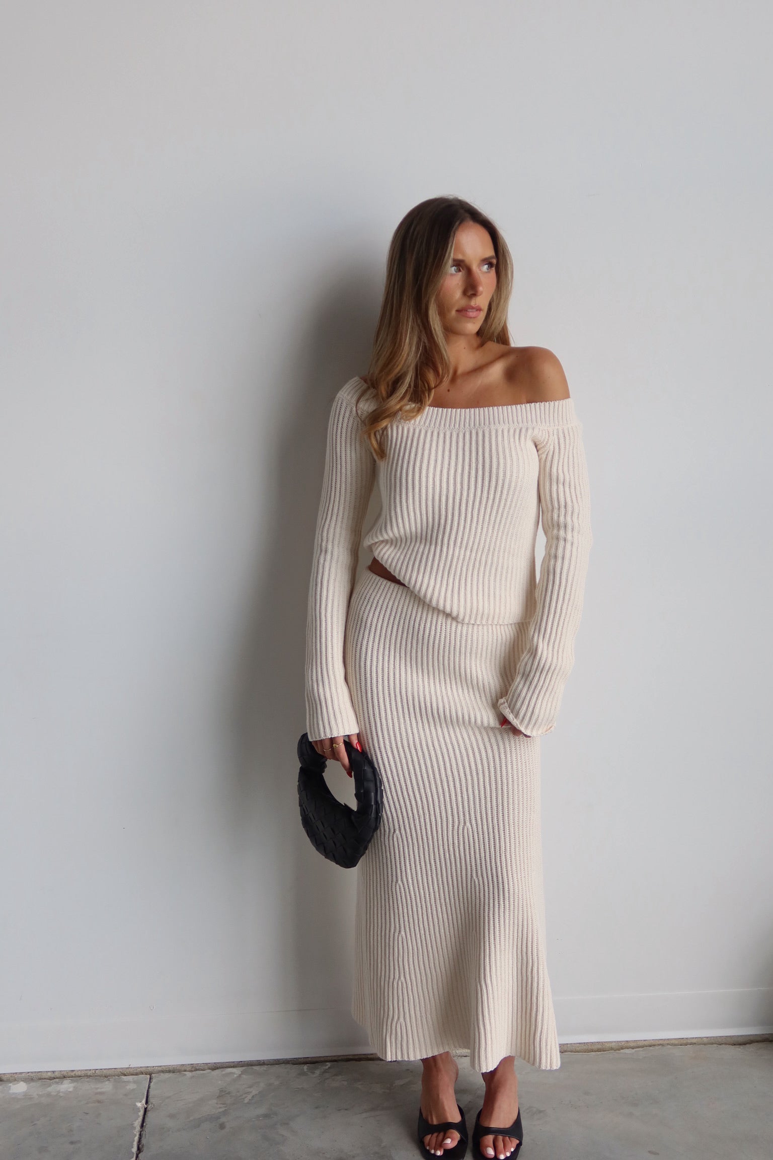 Kennedy Off Shoulder Knit Top