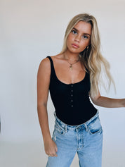 Hattie Henley Bodysuit In Black