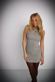 Vivien Houndstooth Mini Dress