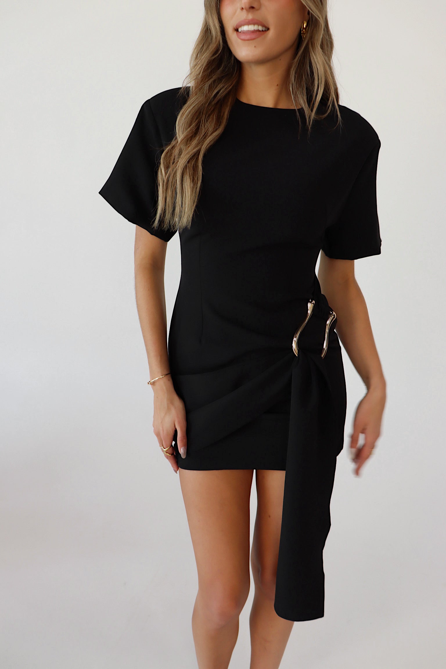 Vivianne Short Sleeve Mini Dress