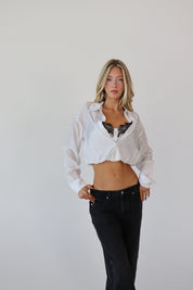 Tatum Layered Button Down Top