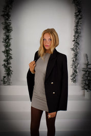 Vivien Houndstooth Mini Dress