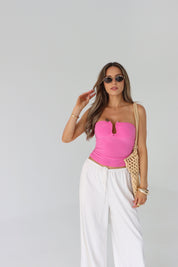 Naomi Gathered Tube Top