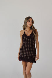 Monika Plaid Slip Dress