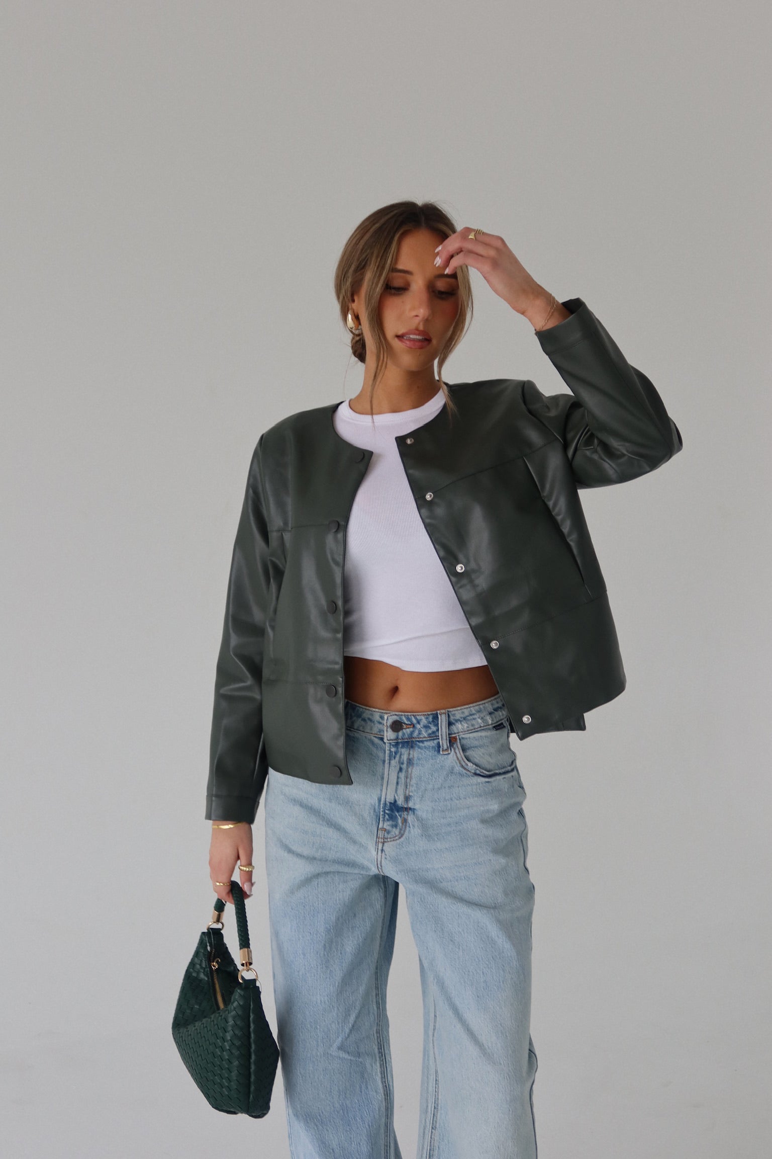 Lindzie Pleather Jacket