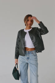 Lindzie Pleather Jacket