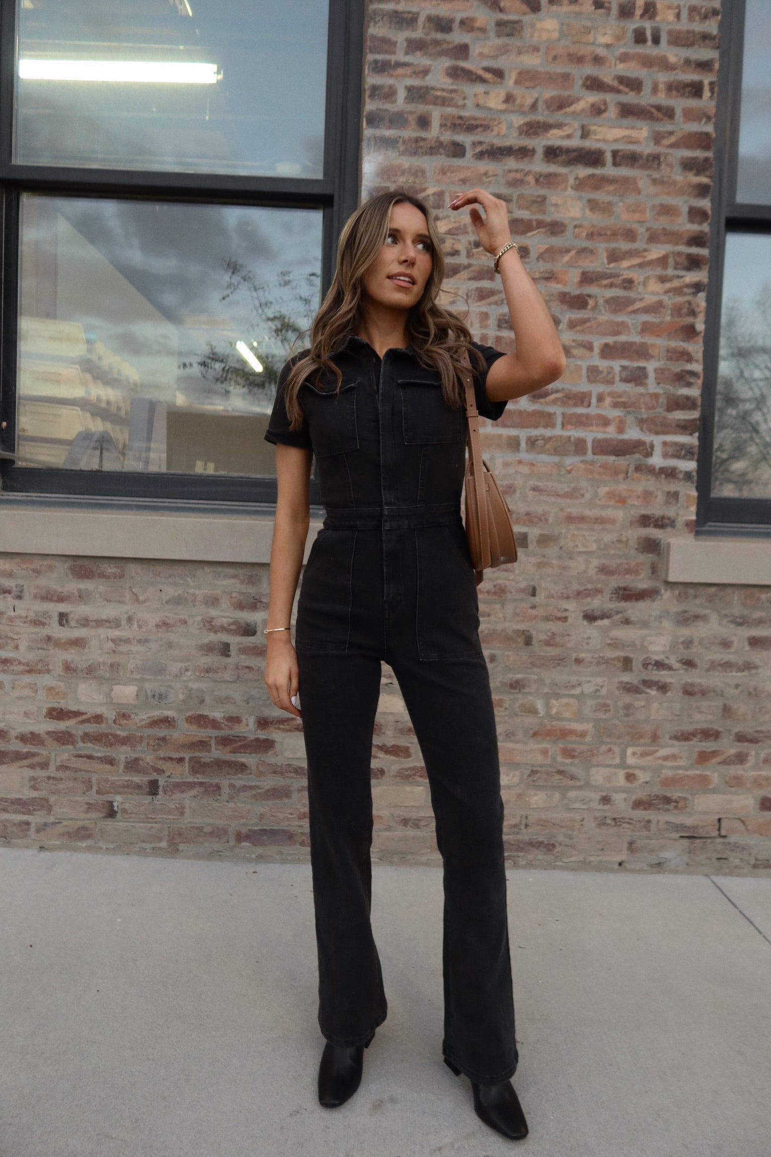 RESTOCKED: Chelsey Denim Jumpsuit