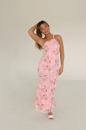 Melanie One Shoulder Maxi Dress