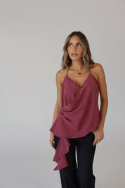 Lilah Suede Halter Top