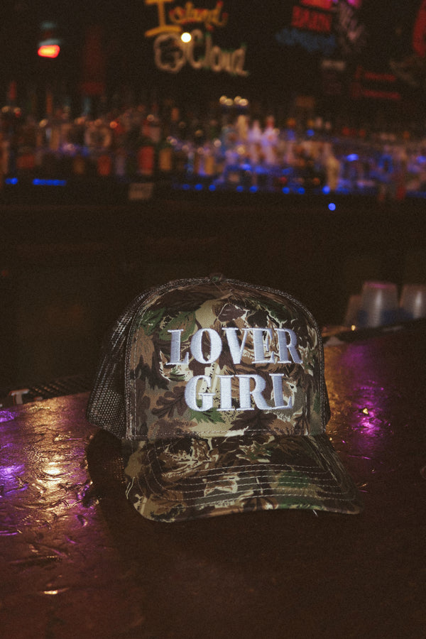 Lover Girl Camo Trucker Hat