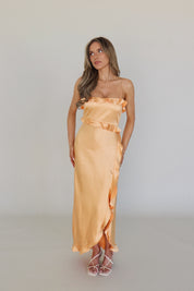 Sellie Satin Maxi Dress