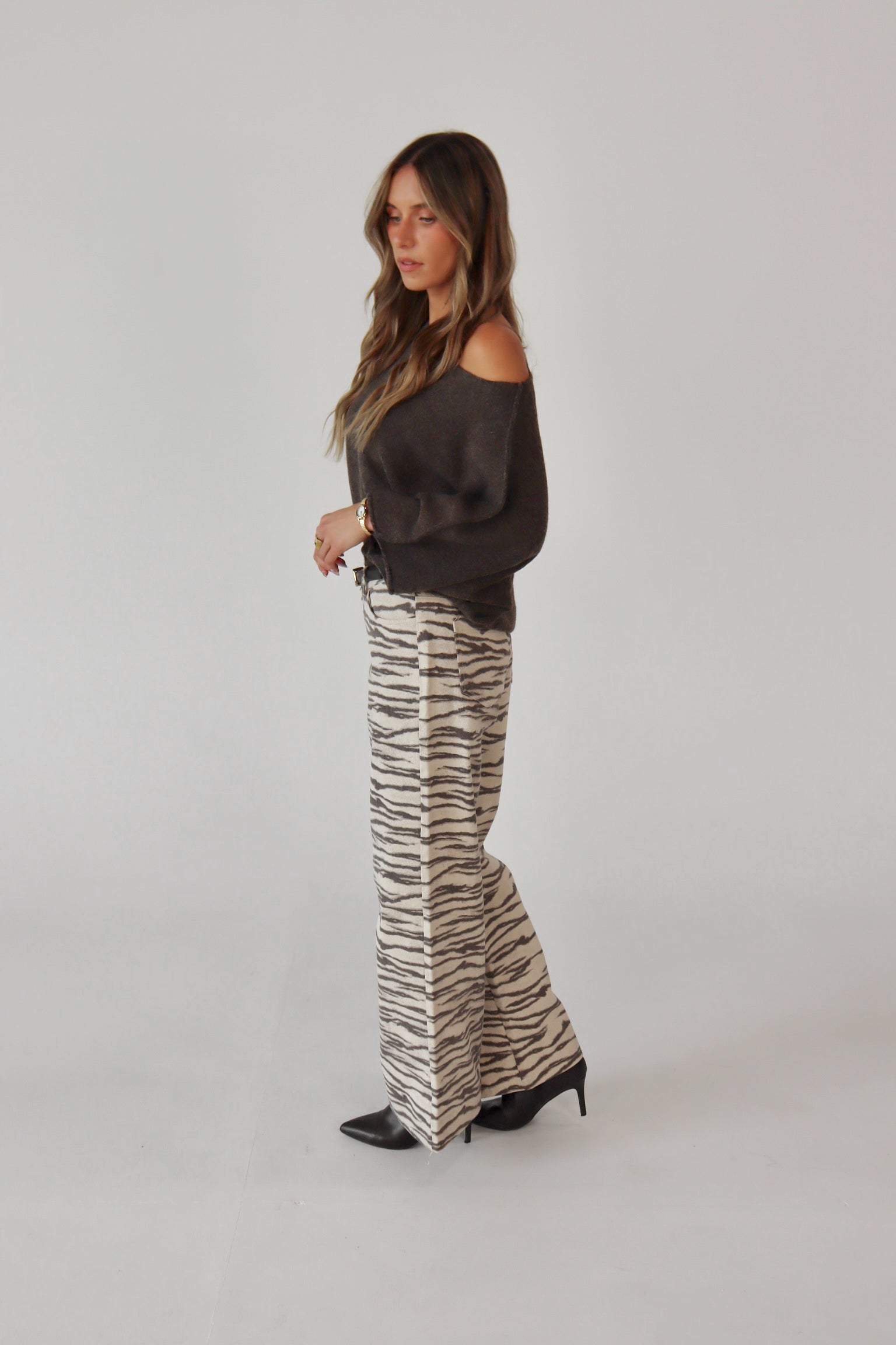 Malia One Shoulder Knit Top