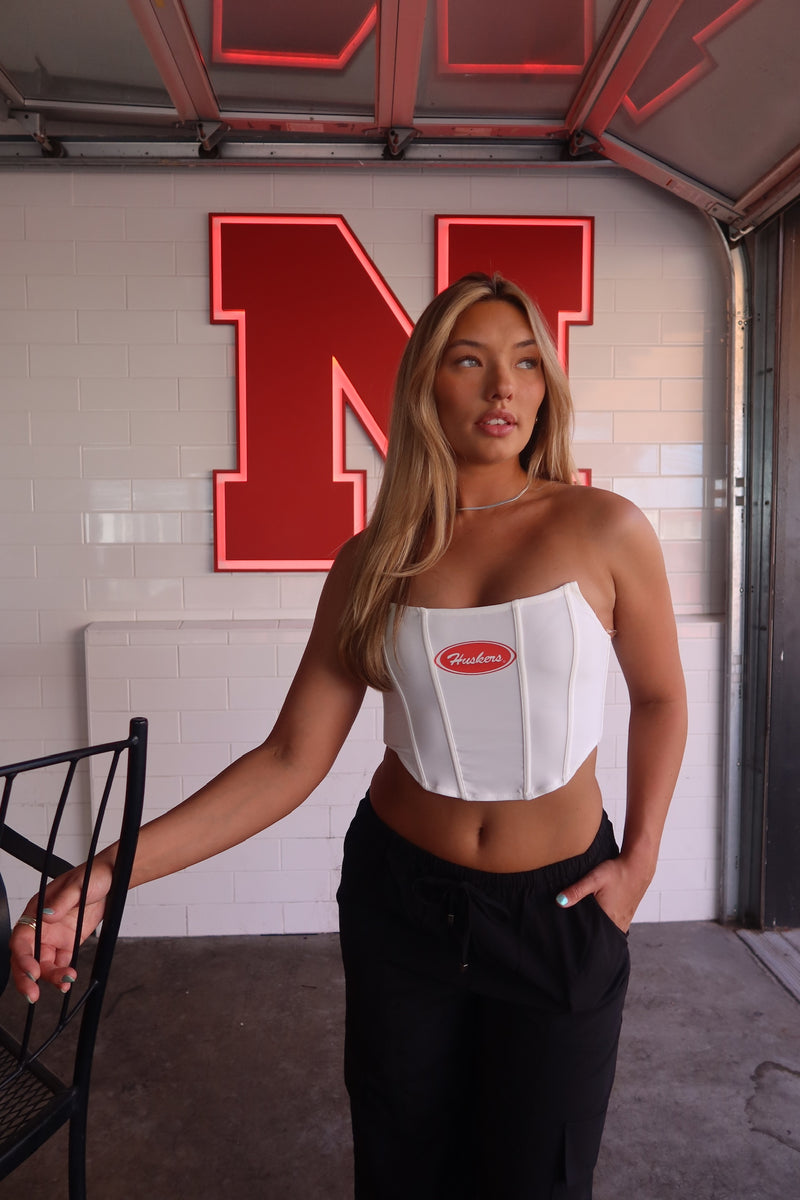 Huskers Strapless Corset