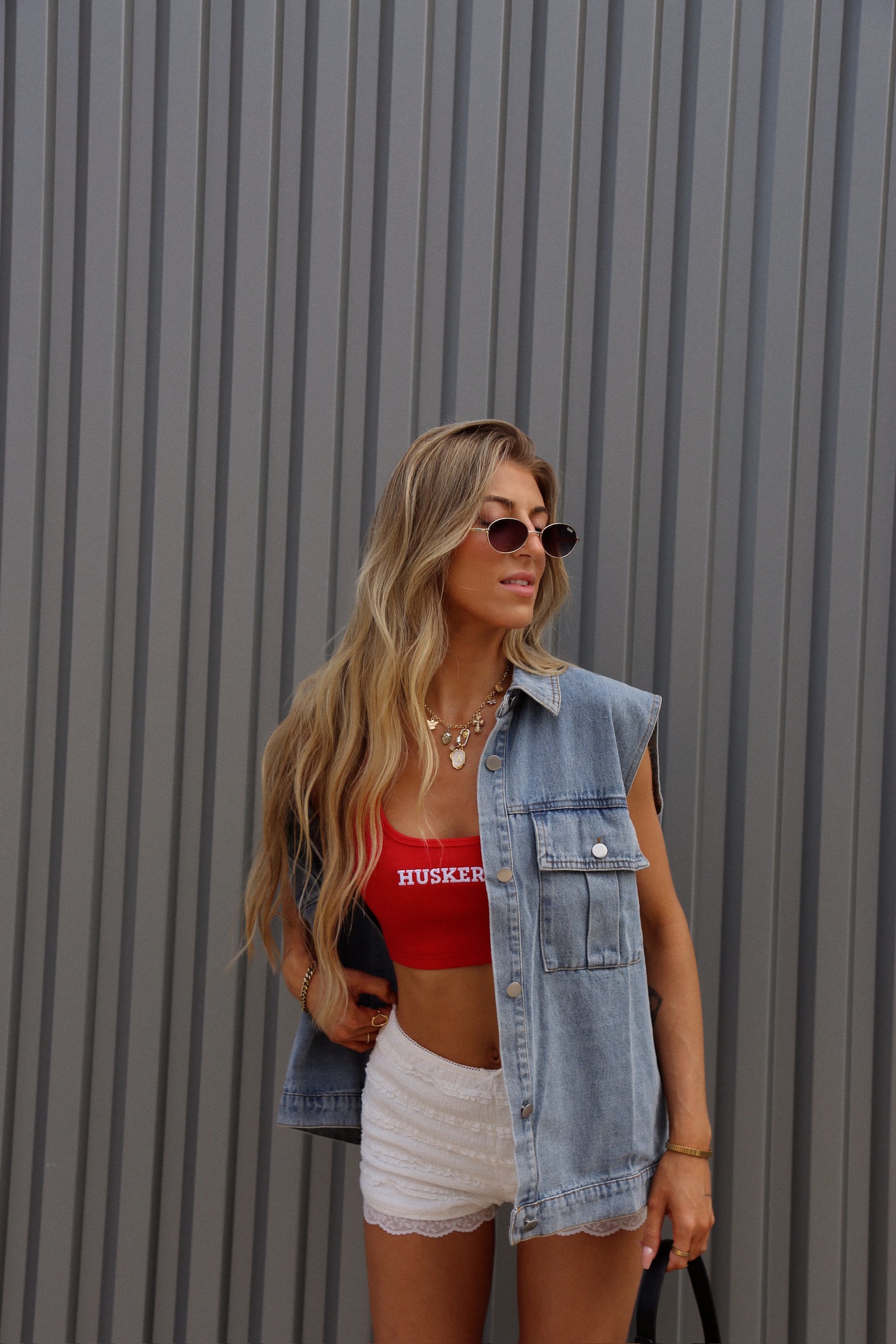 Brandi Oversized Denim Vest