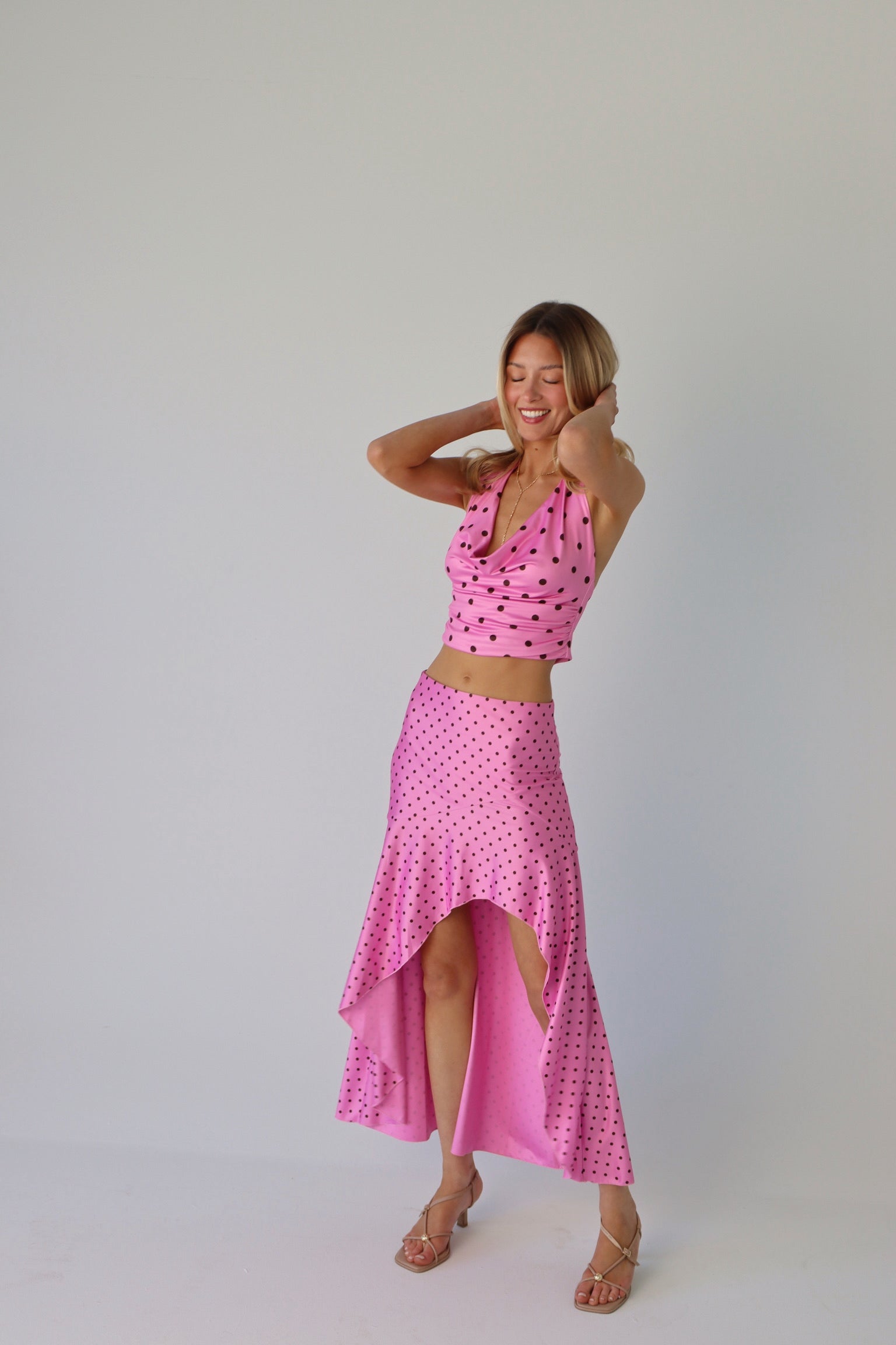 Melody Polka Dot Halter Top