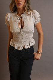 Aria Plaid Top