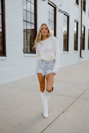 Gera Light Wash Denim Shorts
