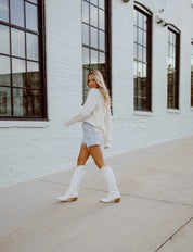 Gera Light Wash Denim Shorts