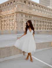 Sofia Organza Midi Dress