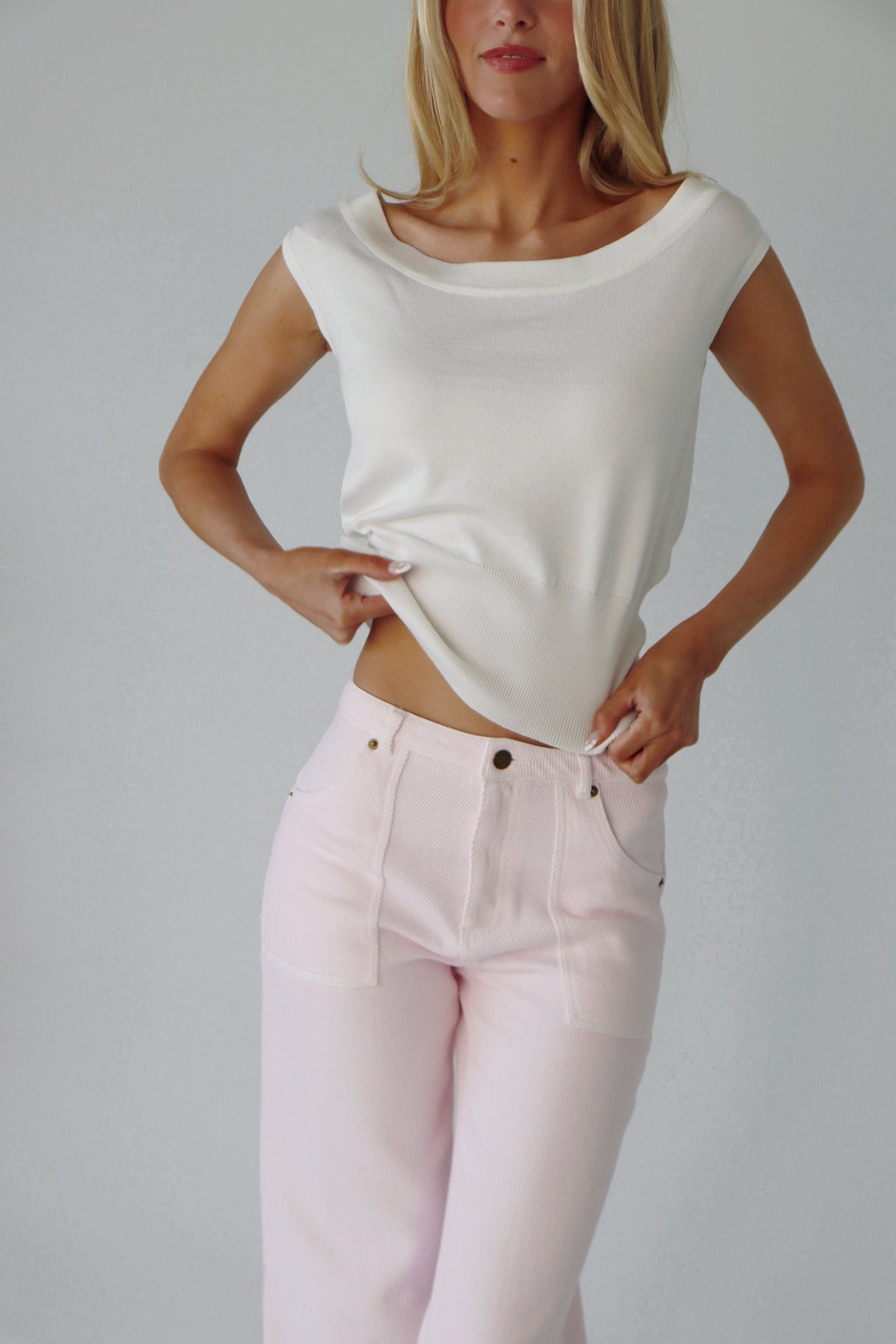 Portia Knit One Shoulder Top