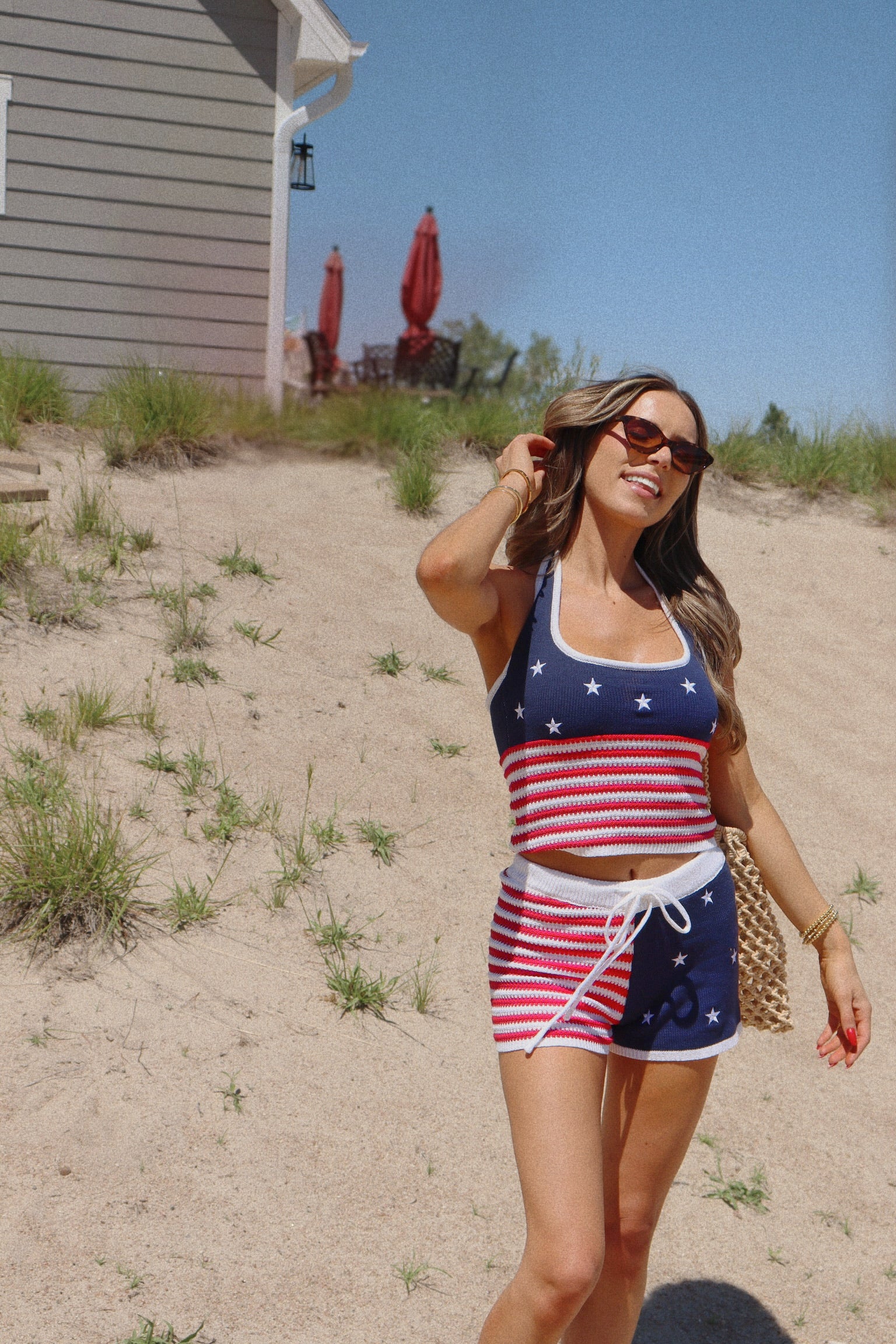 All American Knit Halter Top