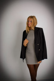 Vivien Houndstooth Mini Dress