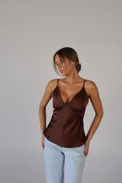 Silk Serenity V-Neck Tank