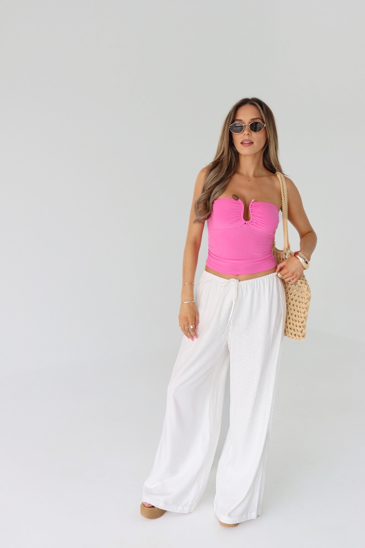Naomi Gathered Tube Top