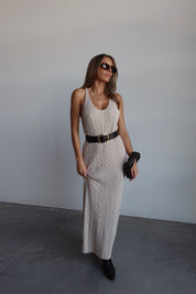 Lane Maxi Dress in Oat