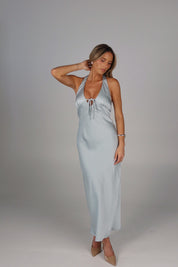 Kaytie Satin Maxi Dress