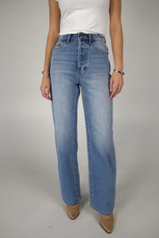 ROLLAS : Stevie Relaxed Jean In Brad Blue