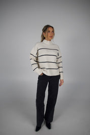 Soft Oat Mockneck Sweater