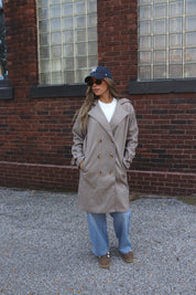 Ayla Herringbone Coat