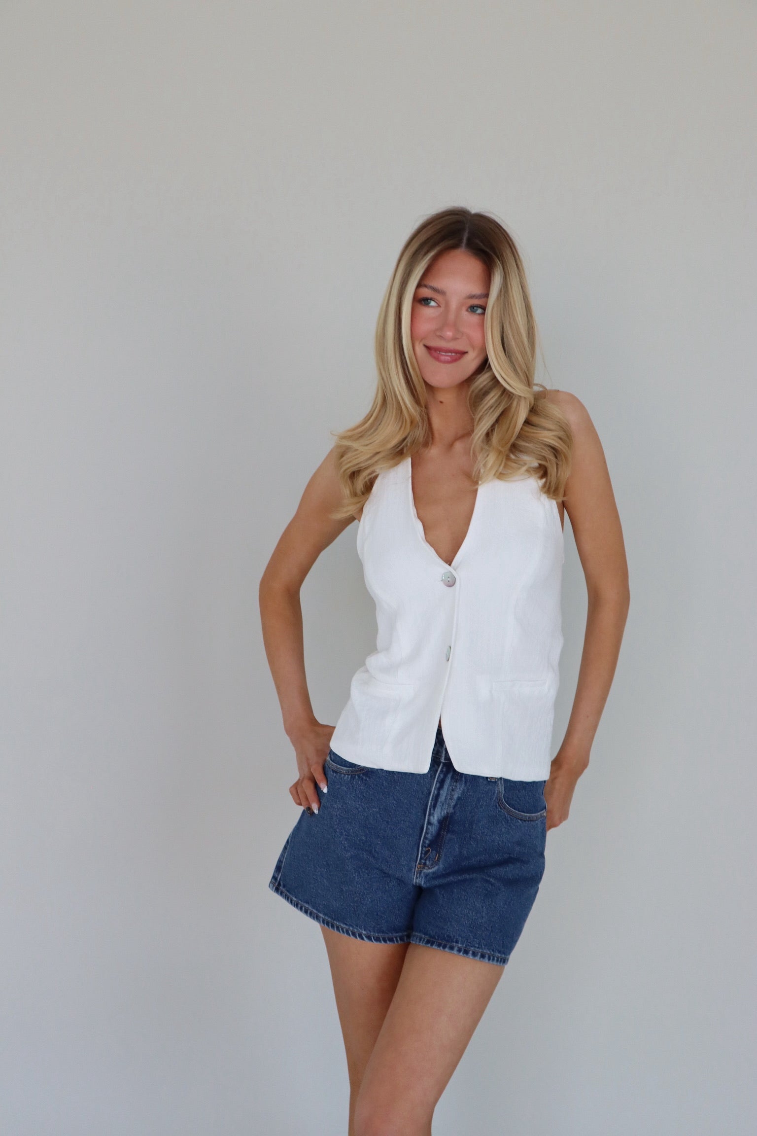 Rory Linen Halter Top