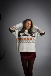 Frosted Pines Crewneck Sweater