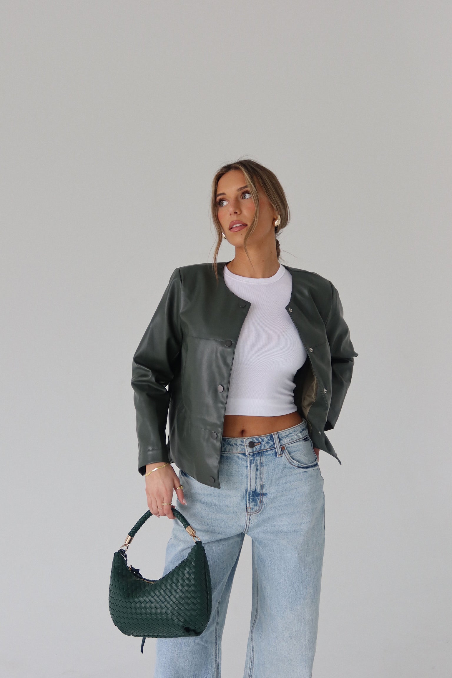 Lindzie Pleather Jacket