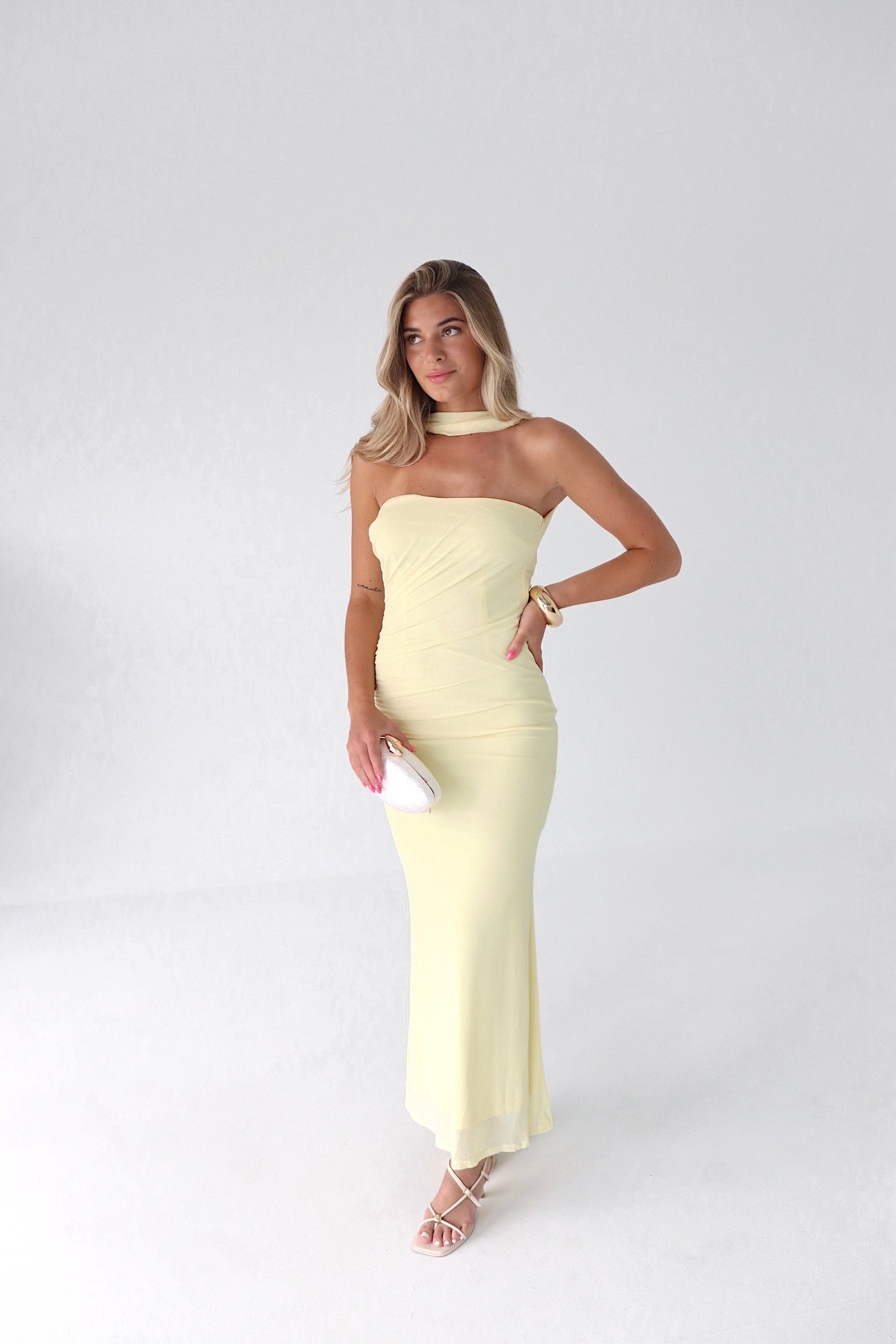 Luciana Strapless Maxi Dress