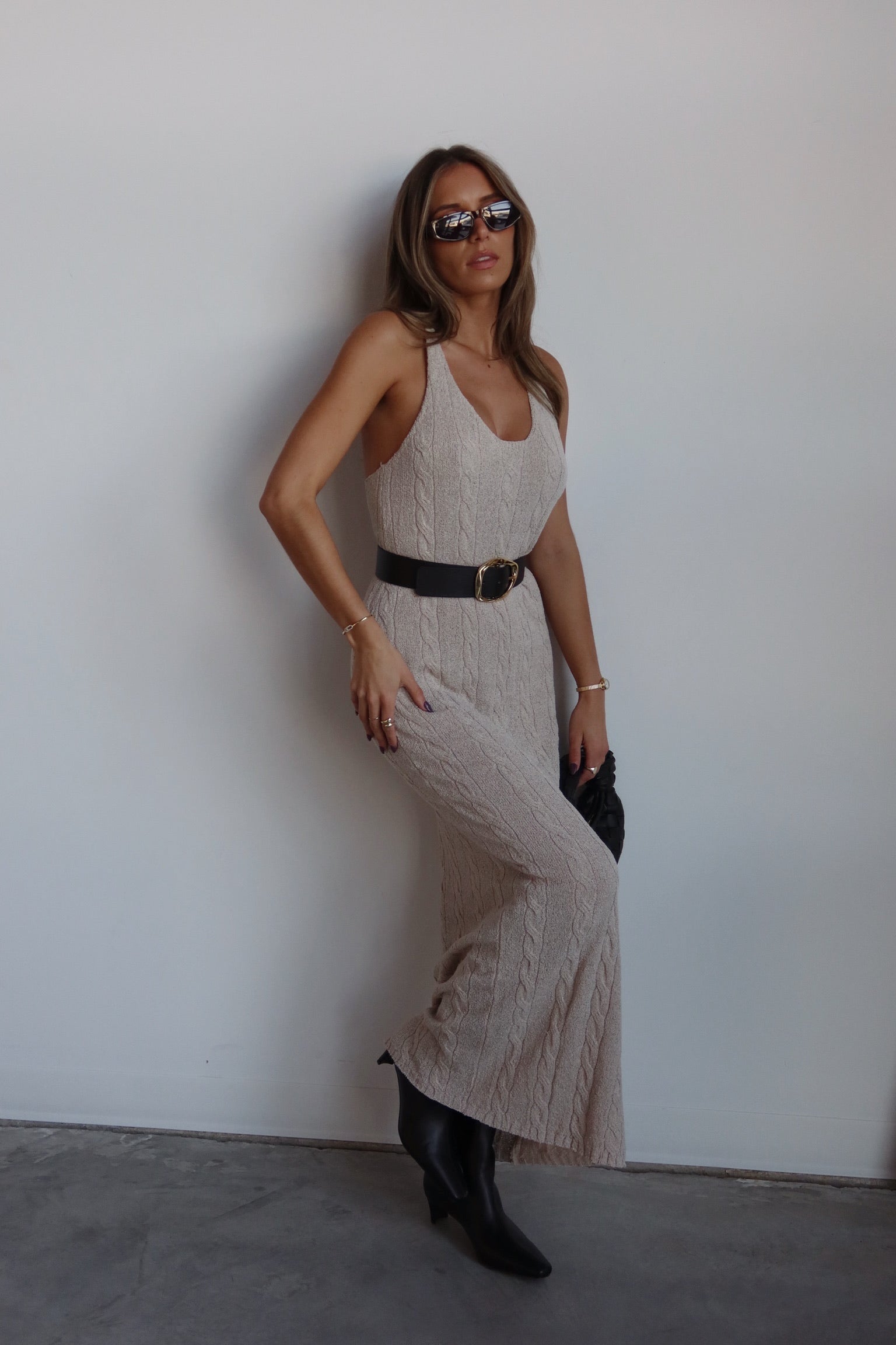 Lane Maxi Dress in Oat