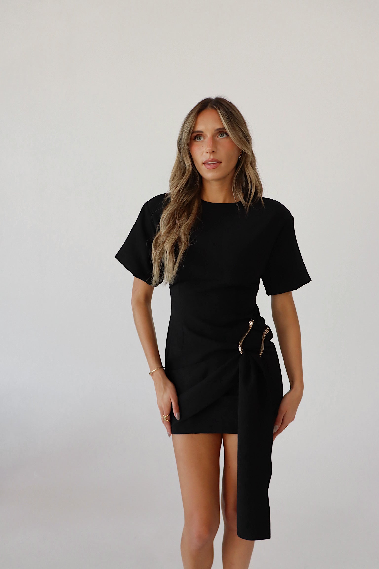 Vivianne Short Sleeve Mini Dress