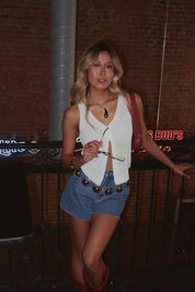 Emory Knit Cropped Vest