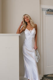 Emilee Satin Maxi Dress