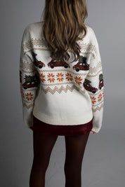 Frosted Pines Crewneck Sweater