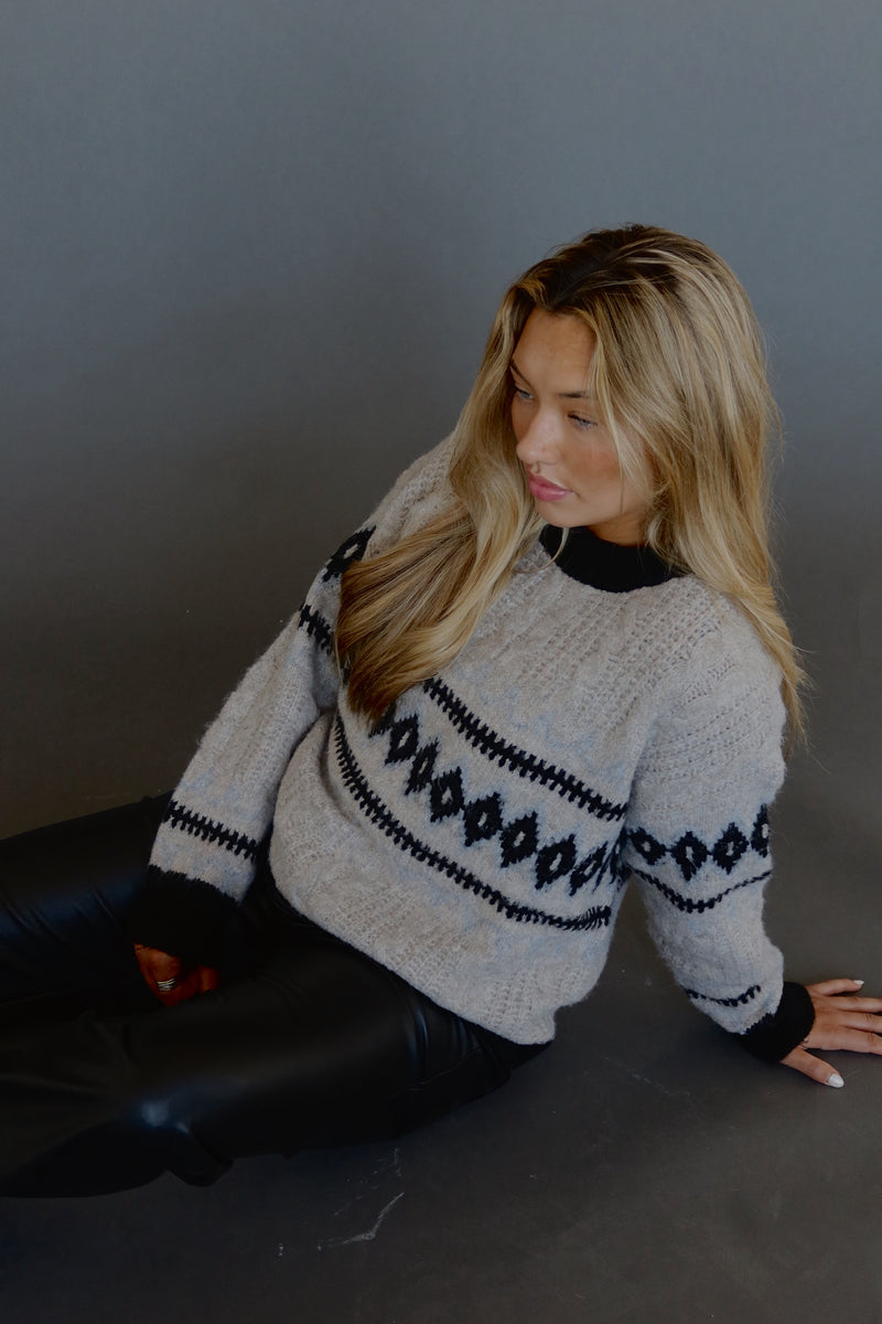 Maeva Cable Knit Sweater