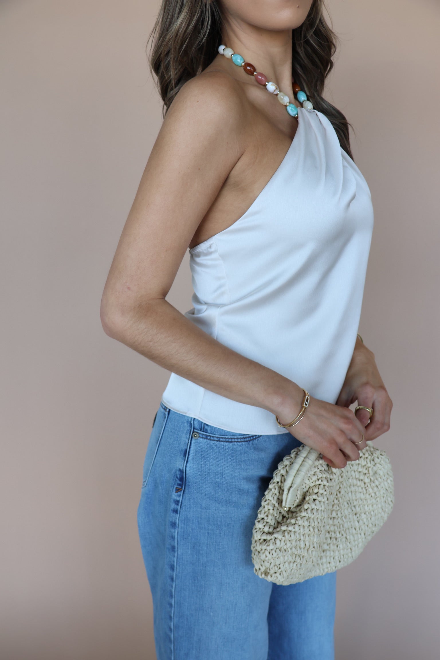 Aleah Embellished Halter Top